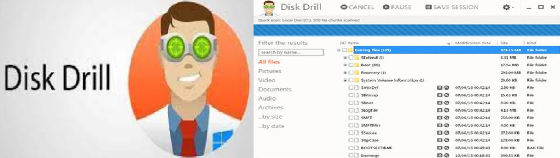 Código de ativação do Disk Drill